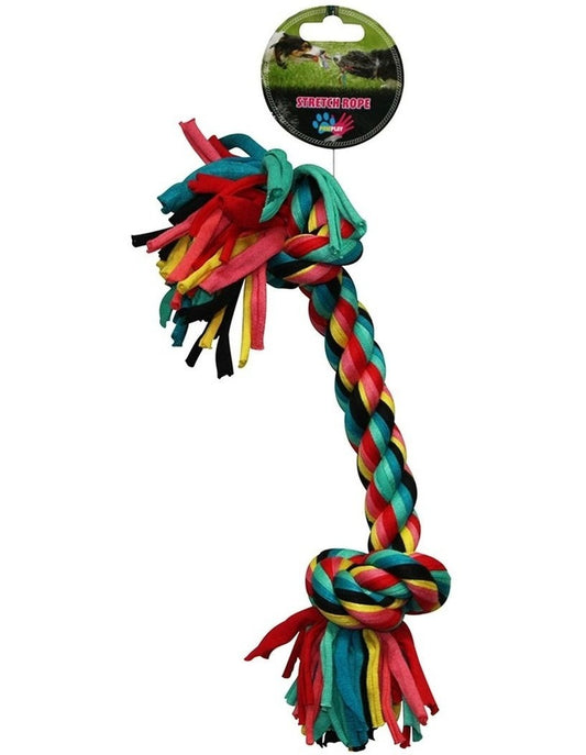 Paw Play – Stretch Rope Bone (31cm)